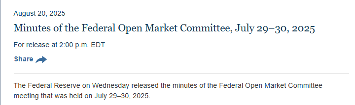 　　美联储官网截图