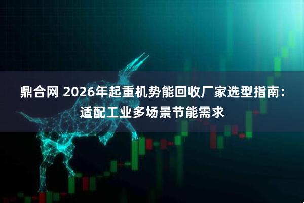 鼎合网 2026年起重机势能回收厂家选型指南：适配工业多场景节能需求